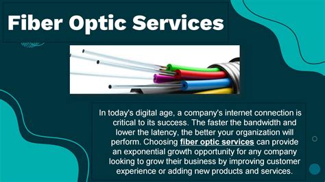 Fiber optic companies near me - With the increasing reliance on the internet for work, entertainment, and communication, having a fast and reliable internet connection has become more important than ever. When it...